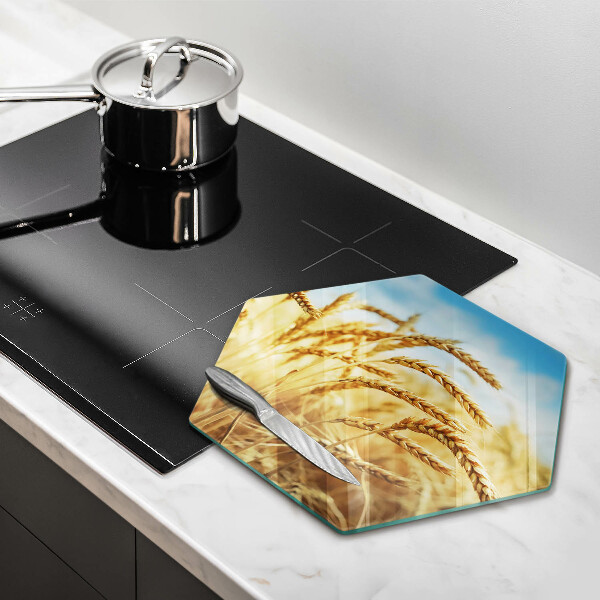 Protection plaque induction Épis de céréales dans le champ