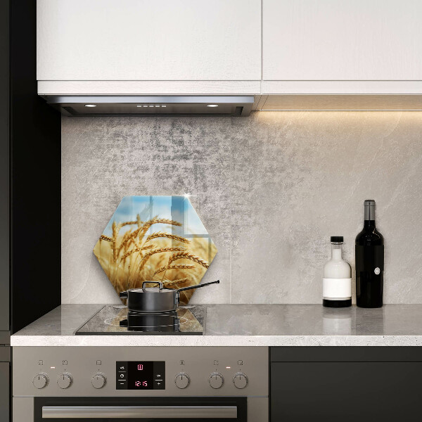 Protection plaque induction Épis de céréales dans le champ