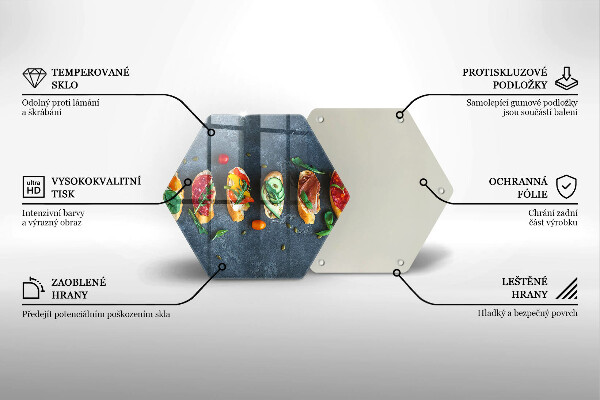 Protection plaque induction Sandwichs colorés