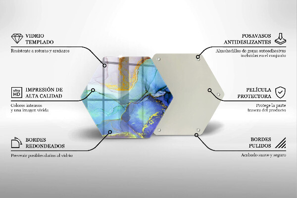 Cache plaque de cuisson Pierre dorée craquelée