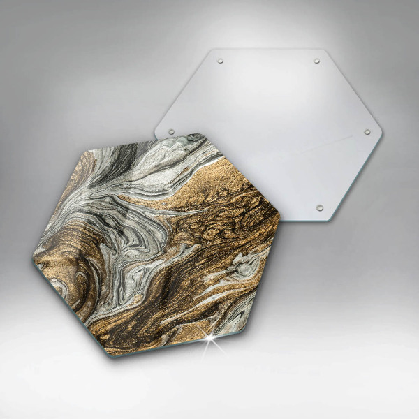 Protège plaque de cuisson Riche abstraction