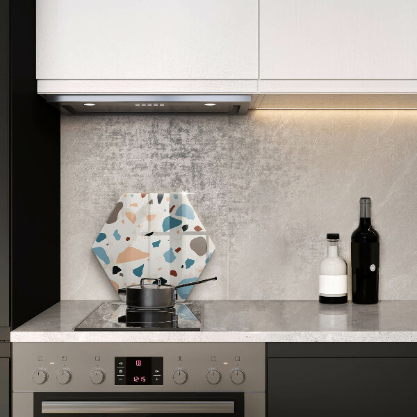 Protège plaque de cuisson Grès décoratif