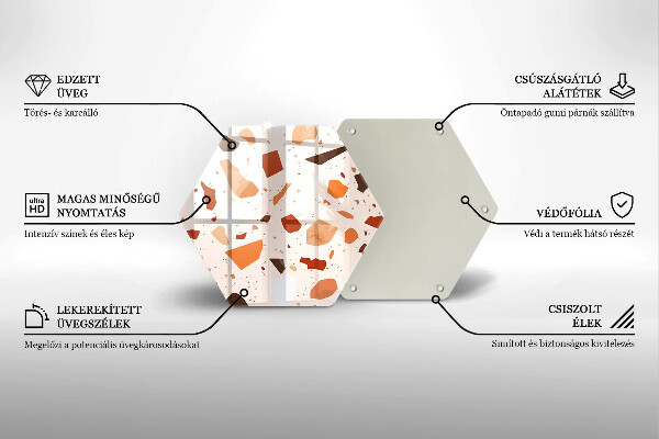 Protège plaque de cuisson Grès décoratif