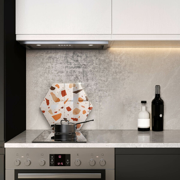 Protège plaque de cuisson Grès décoratif