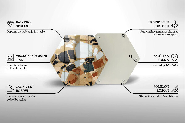 Protège plaque de cuisson Assiette pierres décoratives