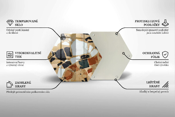 Protège plaque de cuisson Assiette pierres décoratives