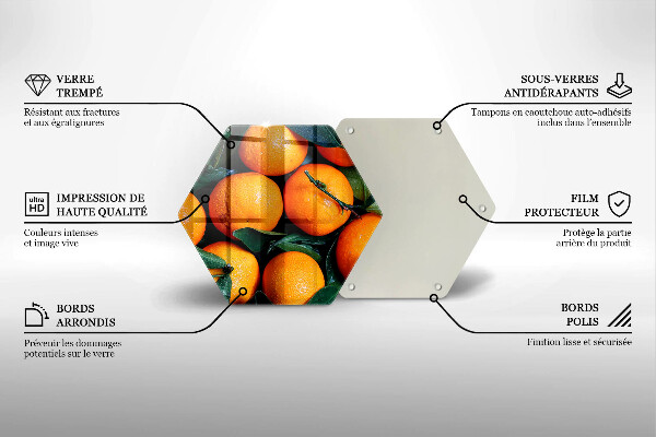 Protège plaque de cuisson Orange