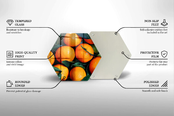 Protège plaque de cuisson Orange