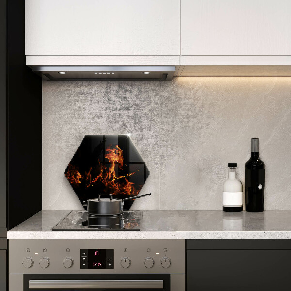 Protège plaque de cuisson Allume une flamme vivante