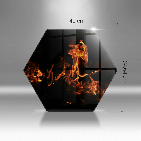 Protège plaque de cuisson Allume une flamme vivante