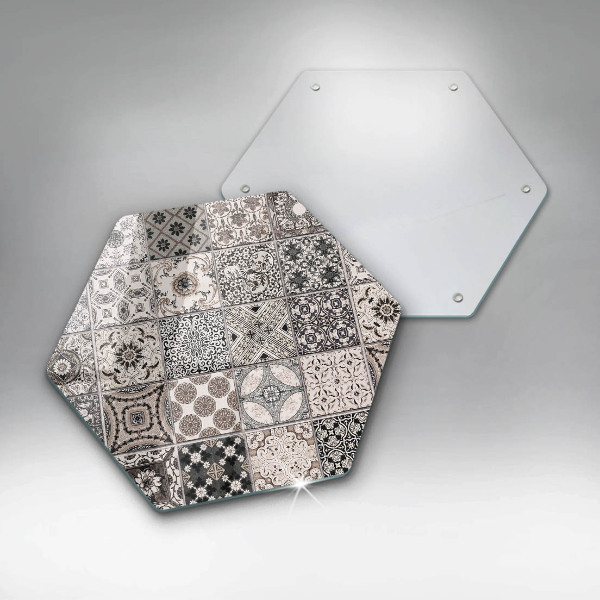 Cache plaque de cuisson Carreaux décoratifs