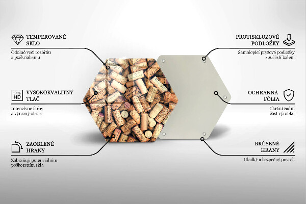 Cache plaque de cuisson Modèle sans couture de bouchons de vin