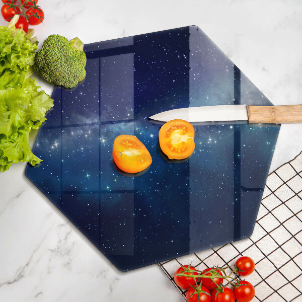 Cache plaque de cuisson Espace et étoiles