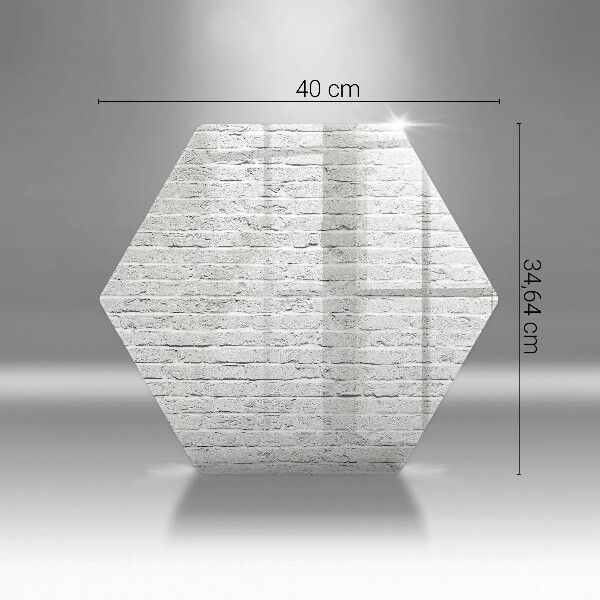 Cache plaque de cuisson Mur de briques