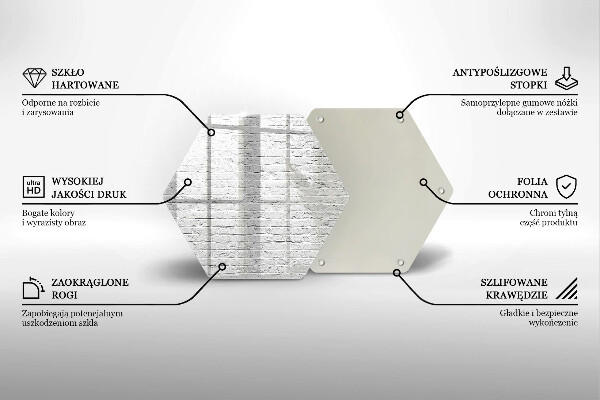 Cache plaque de cuisson Mur de briques