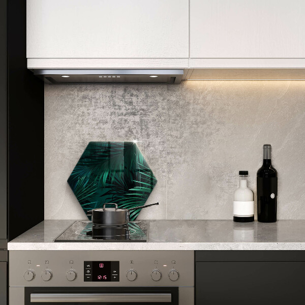 Protection plaque induction Feuilles de la jungle sauvage