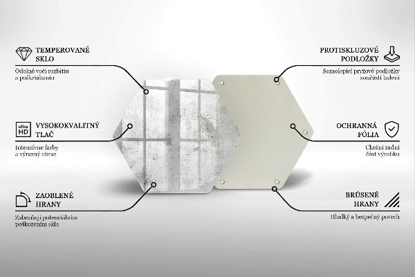 Protection plaque induction Texture béton