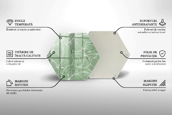 Protection plaque induction Feuilles linéaires