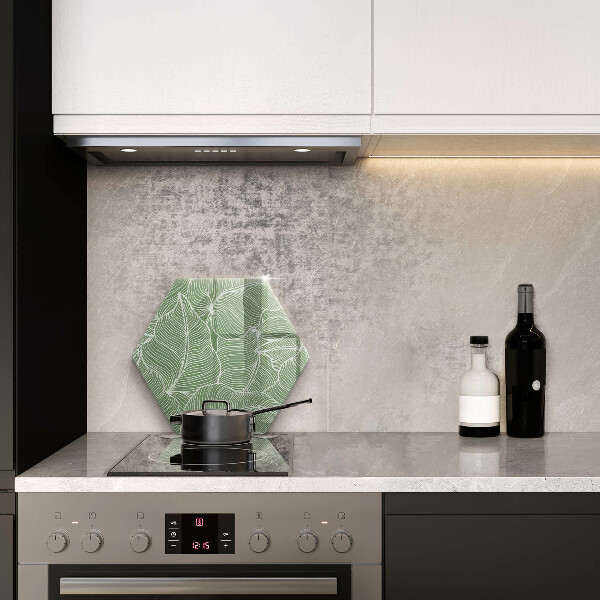 Protection plaque induction Feuilles linéaires