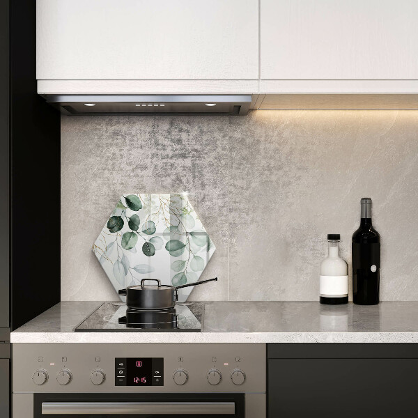 Protection plaque induction Plantes peintes