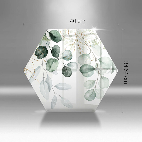 Protection plaque induction Plantes peintes