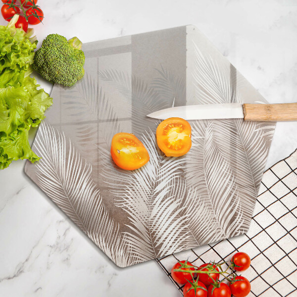 Protection plaque induction Feuilles de végétation bohème