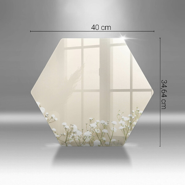 Protection plaque induction Fleurs de bohème en plâtre