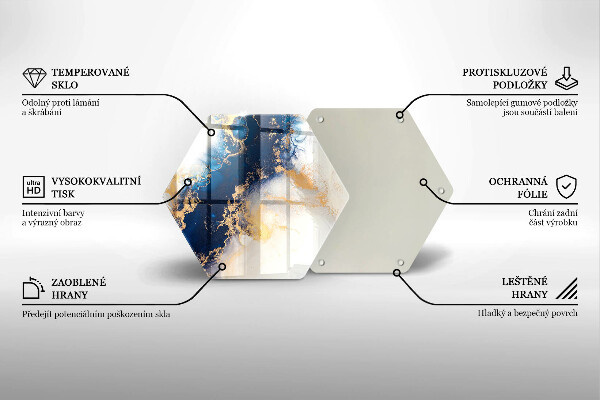 Protection plaque induction Abstraction avec du bleu