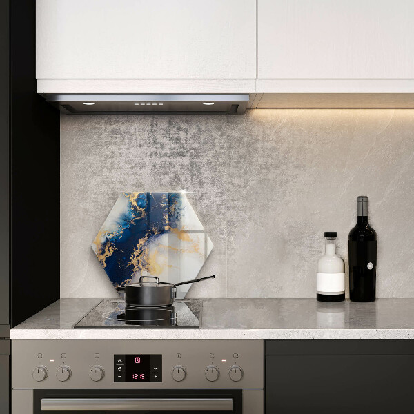 Protection plaque induction Abstraction avec du bleu