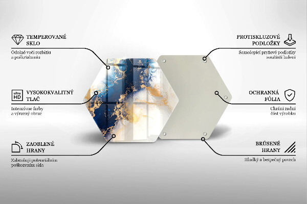 Protection plaque induction Abstraction avec du bleu