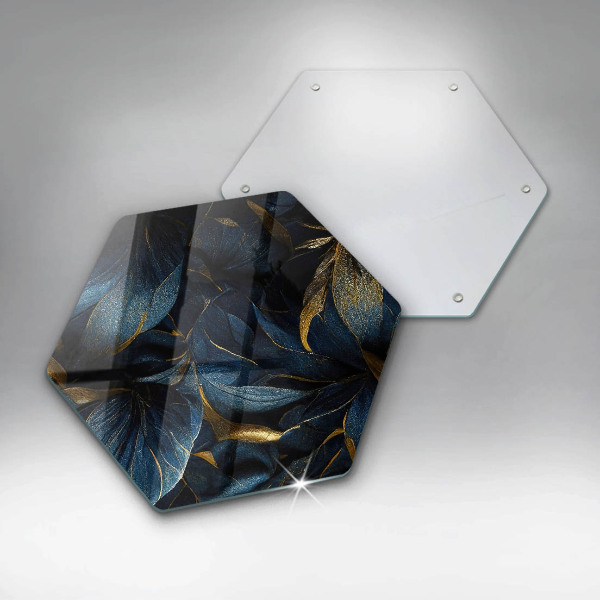 Protection plaque induction Feuilles décoratives avec de l'or