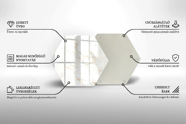 Protection plaque induction Pierre de marbre élégante