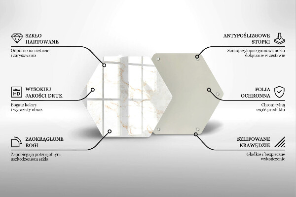 Protection plaque induction Pierre de marbre élégante