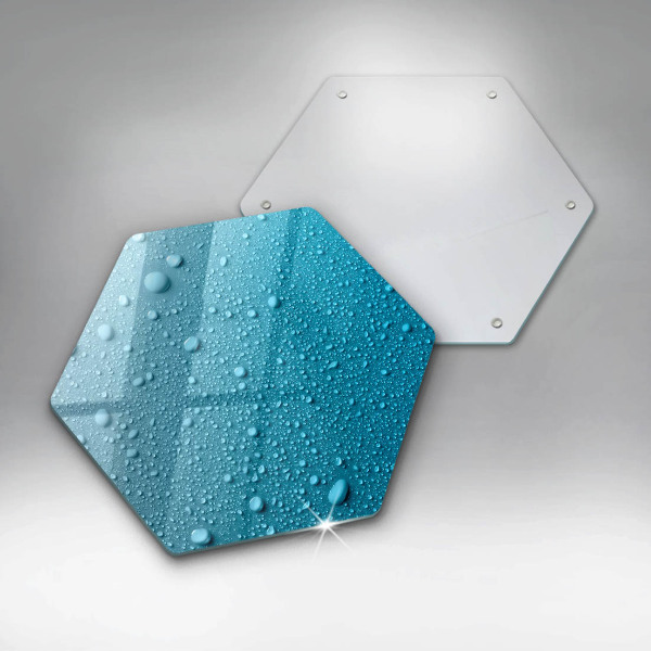 Protection plaque induction Gouttes d'eau