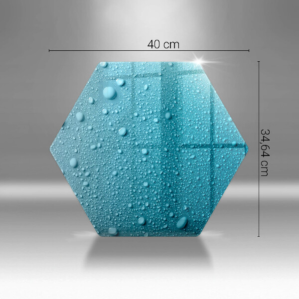 Protection plaque induction Gouttes d'eau