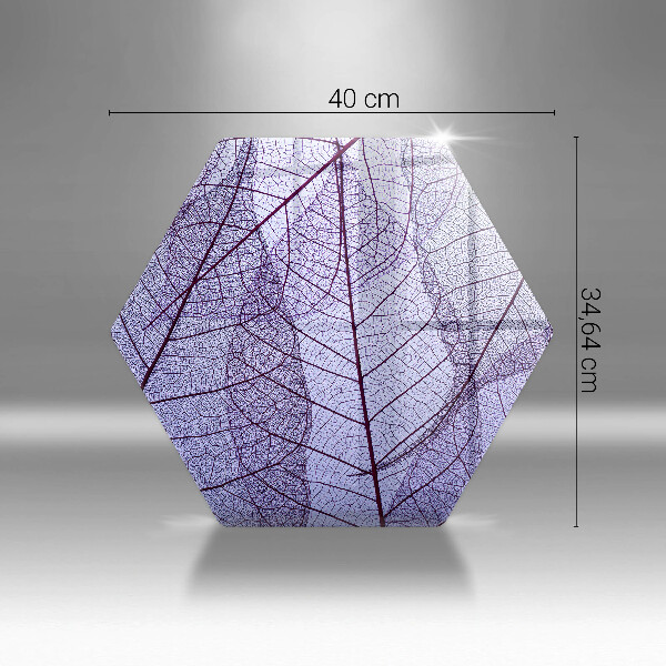 Protection plaque induction Feuilles veinées