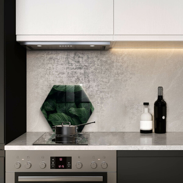 Protection plaque induction Feuilles sombres