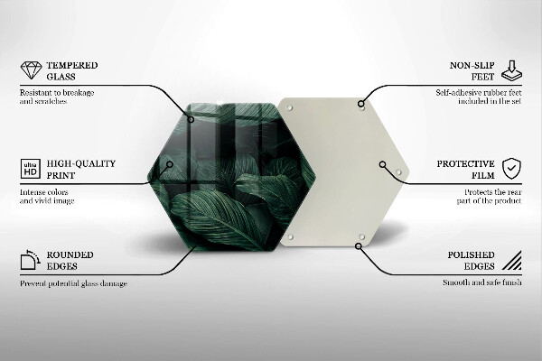 Protection plaque induction Feuilles sombres