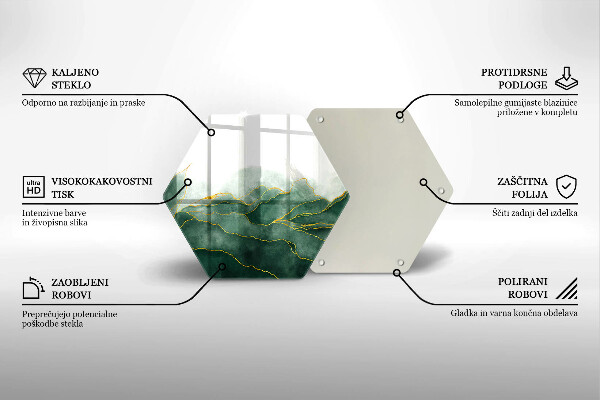 Protection plaque induction Nature abstraite