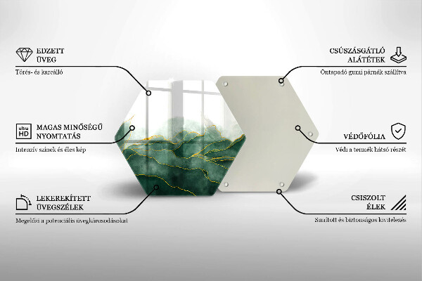 Protection plaque induction Nature abstraite