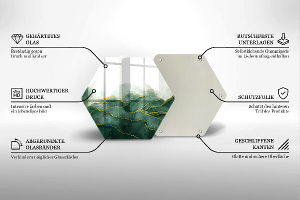 Protection plaque induction Nature abstraite