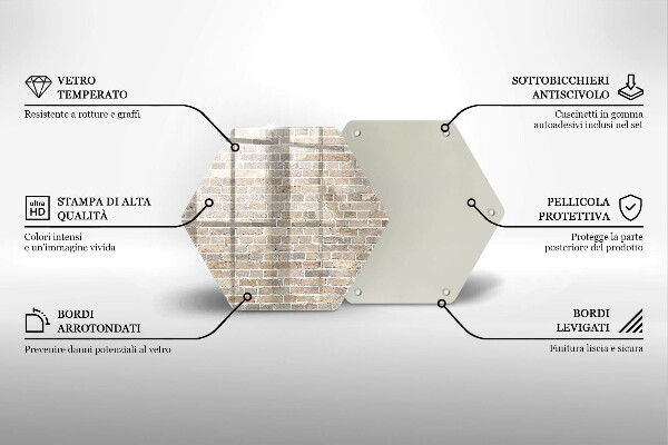 Protection plaque induction Mur de briques lumineuses