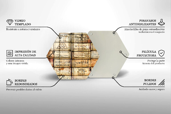 Cache plaque de cuisson Bouchons de vin anciens