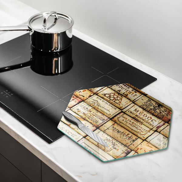 Cache plaque de cuisson Bouchons de vin anciens