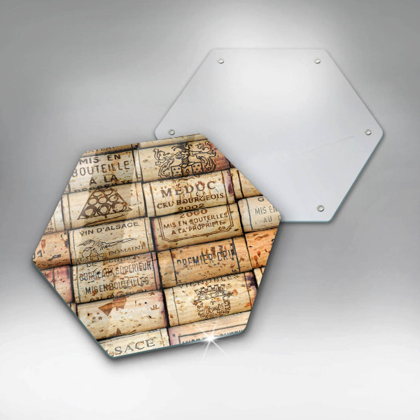 Cache plaque de cuisson Bouchons de vin anciens