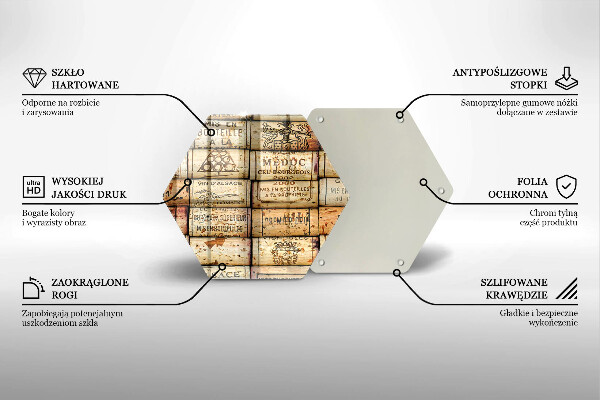 Cache plaque de cuisson Bouchons de vin anciens