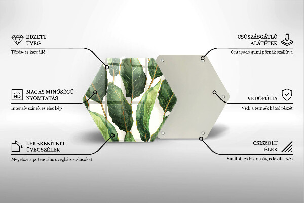 Protection plaque induction Feuilles de banane