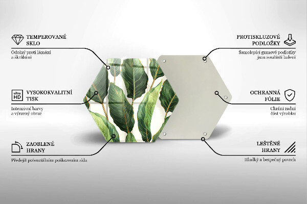 Protection plaque induction Feuilles de banane