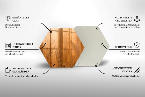 Protection plaque induction Planches de bois