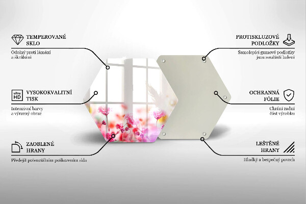 Protection plaque induction Prairie fleurie